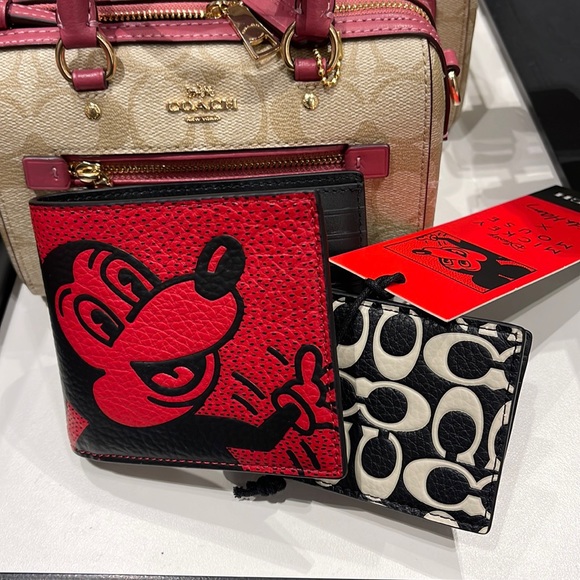 Coach Bags Coach Disney Mickey Mouse X Keith Haring 3 In